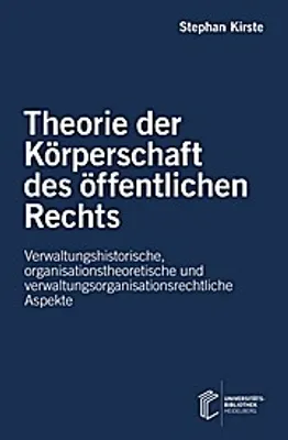 Produktbild von Theorie der Körperschaft des öffentlichen Rechts