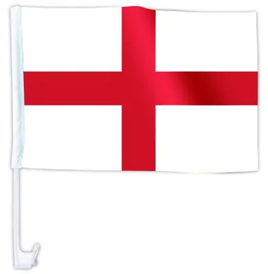 Produktbild von Auto Flagge Länder – Autofahne mit Länderflagge – Fanartikel EM WM Public Viewing – Flagge für Auto Fensterhalter – verschiedene Länder wählbar: England Land wählen: England