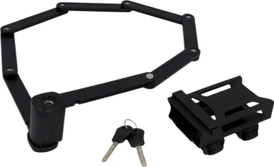 Immagine prodotto di FISCHER lucchetto pieghevole per bicicletta XL con supporto, lunghezza: 1.100 mm Barre in acciaio temprato, rivestite in plastica,
