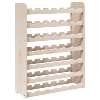 Zdjęcie produktu dla vidaXL Stojak na wino 67,5x25x87 cm lite drewno sosnowe