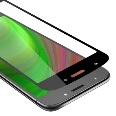 Image de Cadorabo film blindé pour Motorola MOTO E5 film de protection en noir film plein écran tempéré verre de protection