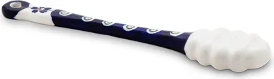 Produktbild von Original Bunzlauer Keramik Honiglöffel mit Wellenstruktur, Länge 17,9 cm, Ø: 3,5 cm, Dekor 166a