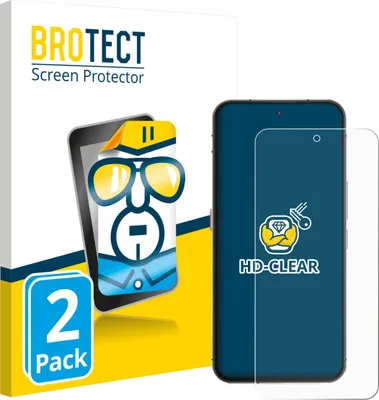 Produktbild von 2x Für Oukitel WP200 Pro Schutzfolie BROTECT Displayschutz Display Schutz Folie Klar Transparent