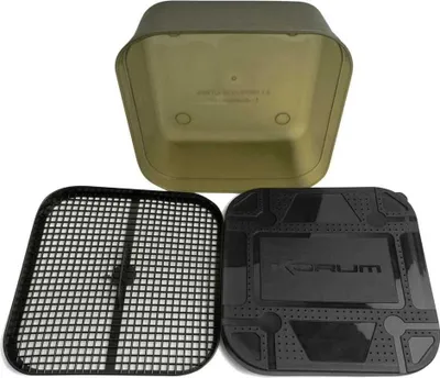 Immagine prodotto di Korum Maggot Riddle 1.2l Bait Box Golden Golden Taglia unica