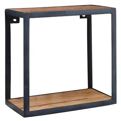 Produktbild von Wandregal PIRU 35x18x35 cm Sheesham Massivholz | Bücherregal