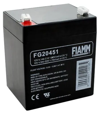 Produktbild von FIAMM Bleiakku FG20451 - 12V 4,5Ah