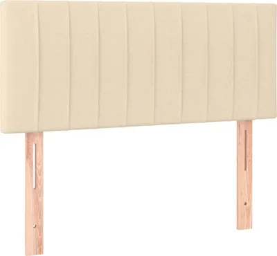 Produktbild von vidaXL Kopfteil Creme 80x5x78/88 cm Stoff