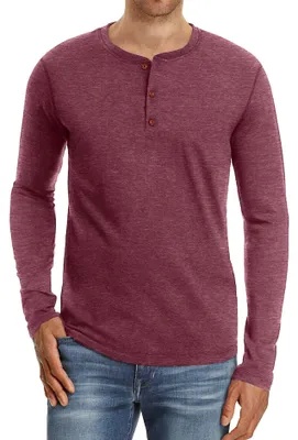 Imagen del producto de Camiseta de manga larga para hombre - Color rojo