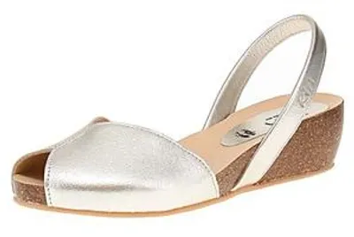 Produktbild von Ria Menorca 33216 - Damen Sandaletten - Metalgrain-Pearl