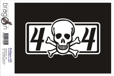 Produktbild von Aufkleber / Autoaufkleber - JDM / Die cut / Auto / OEM - 4 x 4 Allrad - 210x110 mm rot - Heckscheibe / Heckscheibenaufkleber