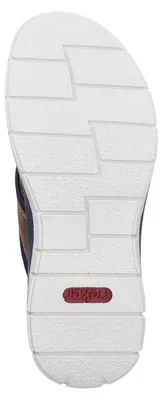 Produktbild von Rieker Herren Pantolette mit Kreuzbandage und leichter Riricon Sohle 25182, Größe:41 EU, Farbe:Blau