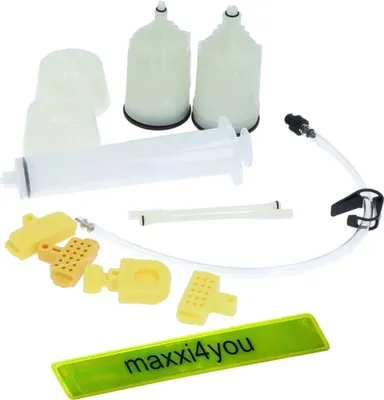 Produktbild von Angebot Set / SHIMANO Entlüftungskit Professional für Scheibenbremsen TL-BR001/TL-BR002/TL-BR003 inkl. maxxi4you Reflexband