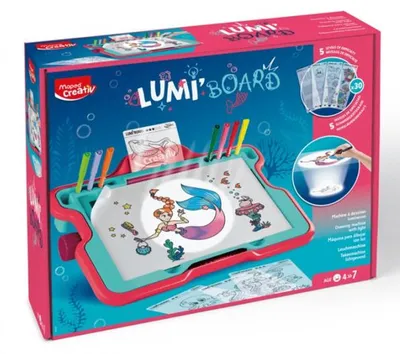 Image de Lumi board sirènes - machine a dessiner lumineuse - maped créativ - 904101