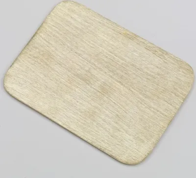 Produktbild von Kerzenteller Flachteller Rechteckig Alu gebürstet gold 13,5 x 10 cm ideal für Kerzen, Taufkerzen, Hochzeitskerzen, Trauerkerzen