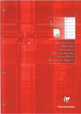 Produktbild von Clairefontaine 5818C, Muster, 100 Blätter, 90 g/m², Softcover, Universal