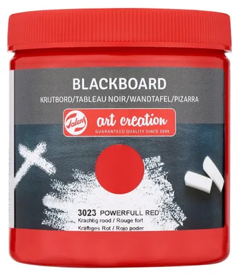 Image de Talens peinture pour tableau rouge vif 250 ml - peinture créative à la craie