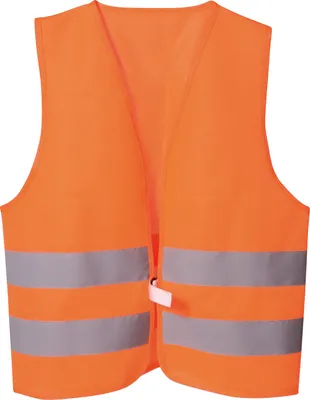 Produktbild von EDUPLAY 150157 Warnweste für Kinder mittel 49 x 54 cm, orange/reflex