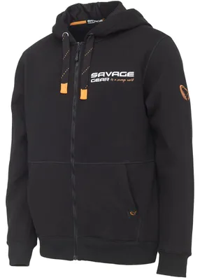 Obrázok produktu pre Savage Gear Urban Zip Hoodie L Black Ink
