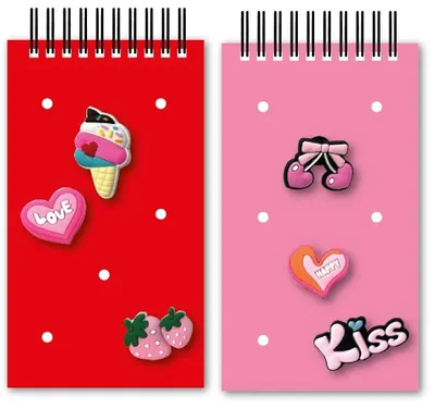 Image de Carnet à spirales 15 x 8,5 cm avec épingles assorties - Beniamin