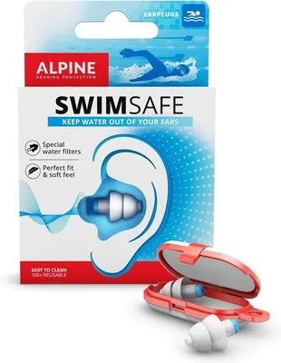 Produktbild von Wasserdichte Ohrstöpsel fürs Schwimmen, Hypoallergen, Komfortabel