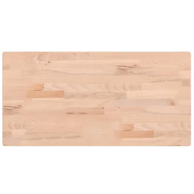 Produktbild von Tischplatte 80x40x2,5 cm Rechteckig Massivholz Buche