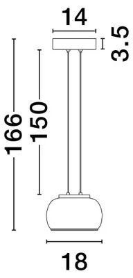 Zdjęcie produktu dla Lampa wisząca LED 25W HUARMEY LE44842 Luces Exclusivas