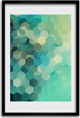 Produktbild von Bild - Bilderrahmen - 40 cm x 60 cm - MDF - Rahmen - Wandkunst - Abstraktion Hintergrund