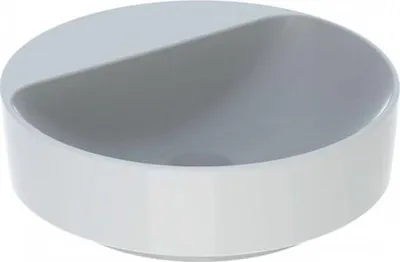 Produktbild von Geberit Geberit Aufsatz-WT VariForm rund d= 450mm m HL o ÜL we