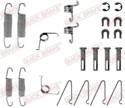 Produktbild von QUICK BRAKE Zubehörsatz, Bremsbacken 105-0703