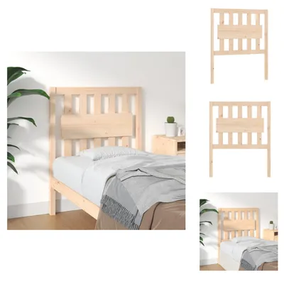 Produktbild von vidaXL Bett-Kopfteil 80,5x4x100 cm Massivholz Kiefer -  Kopf- & Fußenden
