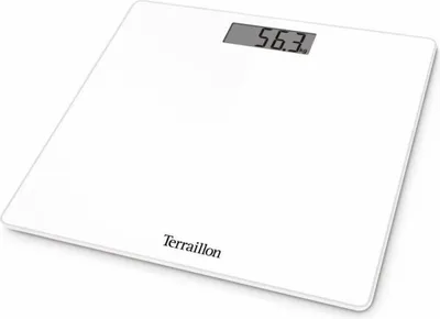 Image de Terraillon TSQUARE Blanc Pèse-personne Écran électronique Ultra-plat Compact Spark213
