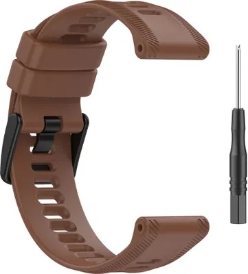Produktbild von INF Silikonarmband für Garmin Forerunner 265/965 Schwarz