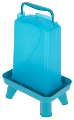 Geflügeltränke aus Kunststoff, 3,5 l, blau, 16x24x35 cm