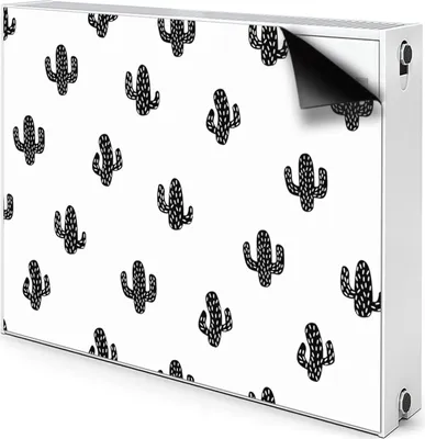Produktbild von Magnet Verkleidung Abdeckung Heizkörperabdeckung Heizkörperabdeckung 100x60 cm  - Kaktus, Muster