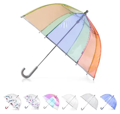 Image de Parapluie transparent pour enfants, avec une poignée simple