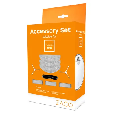 Produktbild von ZACO original Zubehör-Set für M1S Saugroboter mit Ladestation