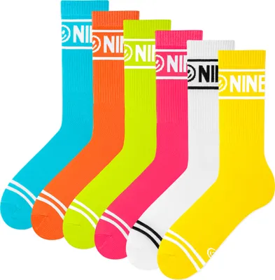 Produktbild von 6x NINETIES Damen und Herren Socken Sportsocken Tennissocken 41-46, Mehrfarbig