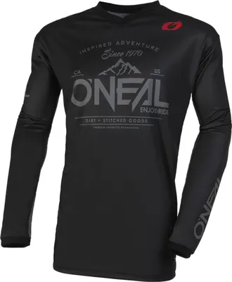 Produktbild von Oneal Element Dirt Motocross Jersey (Black/Grey,M)