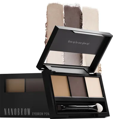 Produktbild von Augenbrauenschminken Set Licht Nanobrow Eyebrow Powder Kit Light