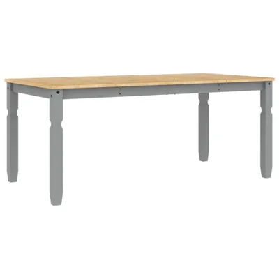 Obrázek produktu pro vidaXL Jídelní stůl  grey 180x90x75 cm z masivního borovicového dřeva