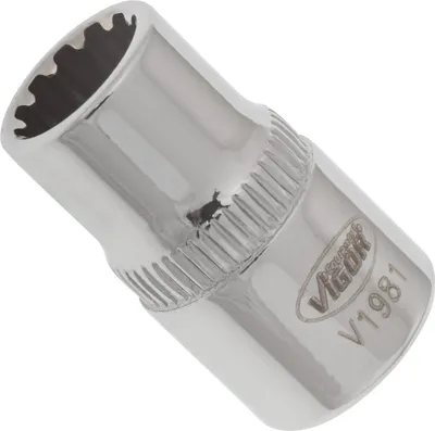Produktbild von Vigor V1981, Buchse, 1/4", Metrisch, 1 Kopf/Köpfe, 8 mm, 25 mm