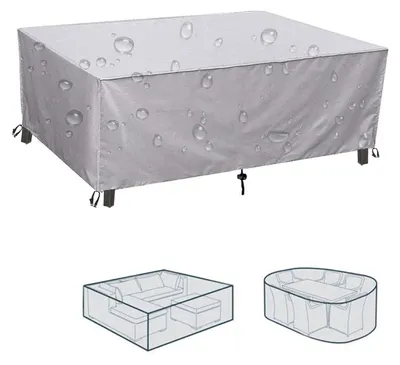 Productafbeelding van Tuinmeubelhoes van 600D Oxford Stof, Waterdicht en UV-bestendig