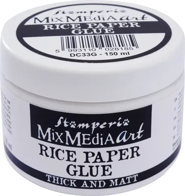 Produktbild von Stamperia Rice Paper Glue 150 ml Kleber für Reispapier Bastelkleber