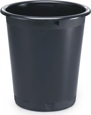 Produktbild von Papierkorb 13l schwarz Packung mit 6 Stück