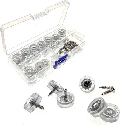 Produktbild von Famanu Bodenschutzpads 40 Stück - Antirutsch, 18 mm