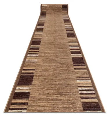 Imagen del producto de Alfombra de pasillo con refuerzo de goma  ADAGIO   beige 110x870 cm