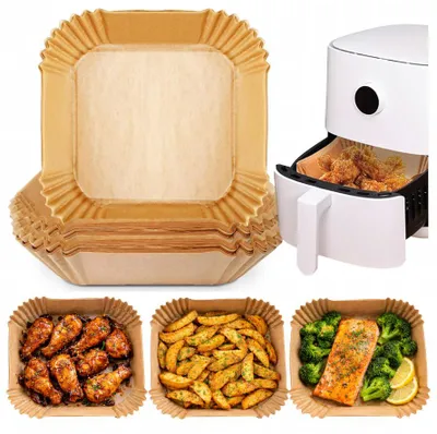 Produktbild von Papiereinsatz für Heißluftfritteuse (fettfrei)