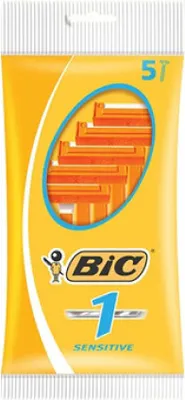 Produktbild von BIC Sensitive 1, Orange, 5 Stück(e)