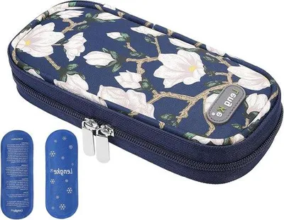 Image de Valise isotherme pour diabétiques avec 2 blocs réfrigérants