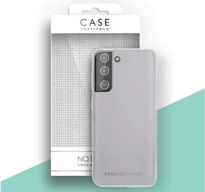 Produktbild von FORTYFOUR Flexi Slim Silikon-Tasche Schutz-Hülle Case für Samsung Galaxy S21 transparent